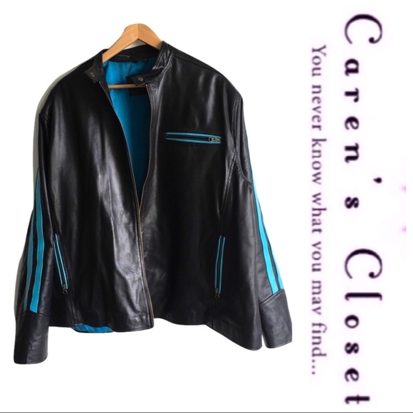 Leather Culture Other - NWOT Men’s Leather Culture Black Bomber Jacket